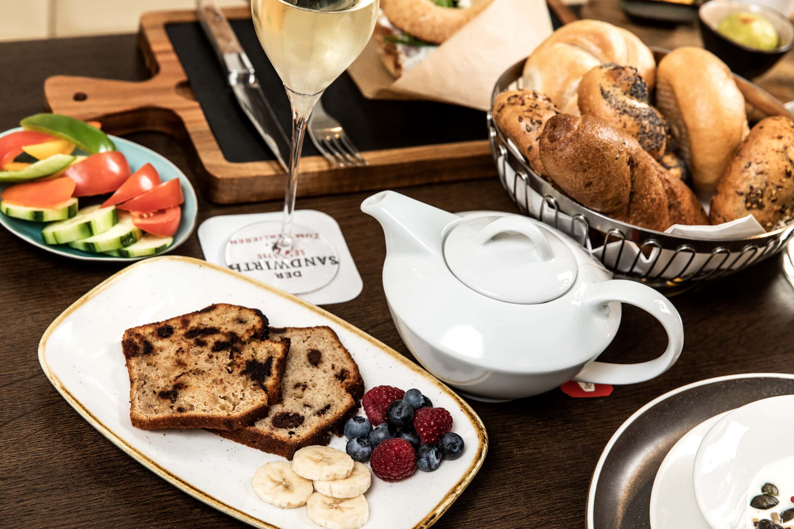 Frühstück in Klagenfurt Bananenbrot