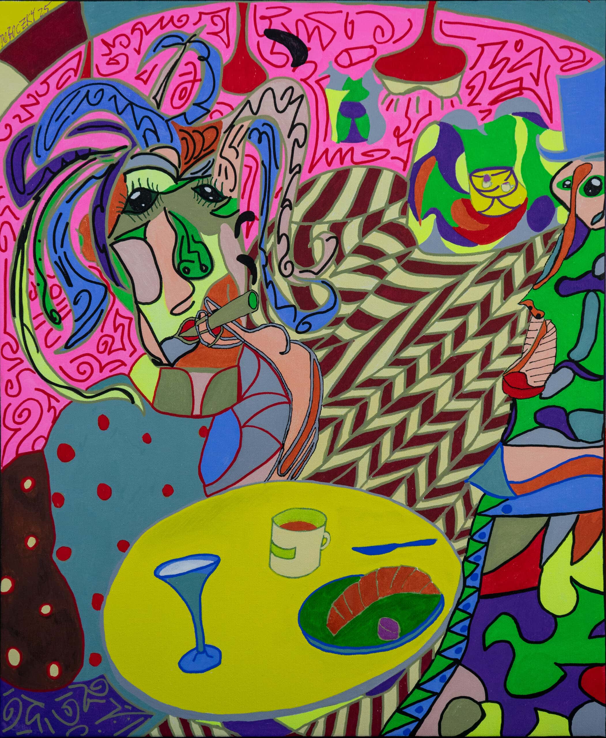 Coffee Scene_60 x 50 cm ORF - Lange Nacht der Museen